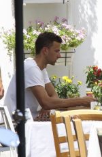 LILY COLLINS Out and About in Ischia 07/18/2017