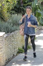 LILY COLLINS Out for Ice Tea in Beverly Hills 07/29/2017