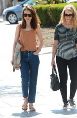 LILY COLLINS Out Shopping in  Los Angeles 07/27/2017