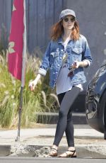 LILY COLLINS Picking up Her Dry Cleaning in Beverly Hills 07/08/2017