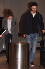 LILY JAMES Arrives at Airport in Sydney 07/11/2017
