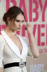 LILY JAMES at Baby Driver Premiere in Sydney 07/12/2017