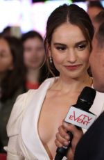 LILY JAMES at Baby Driver Premiere in Sydney 07/12/2017