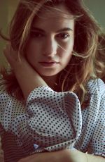 LILY JAMES for W Magazine, July 2017