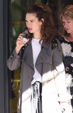 LILY JAMES Leaves Her Hotel in Milan 07/07/2017