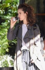 LILY JAMES Leaves Her Hotel in Milan 07/07/2017