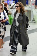 LILY JAMES Leaves Her Hotel in Milan 07/07/2017
