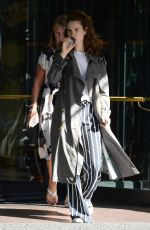 LILY JAMES Leaves Her Hotel in Milan 07/07/2017