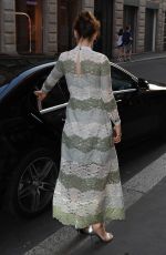 LILY JAMES Out and About in Milan 07/06/2017