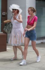 LILY-ROSE DEPP Out for Lunch in Los Angeles 07/09/2017