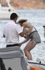 LINDSAY LOHAN at a Beach in Mykonos 06/30/2017