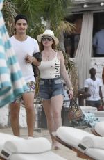 LINDSAY LOHAN at a Beach in Mykonos 06/30/2017