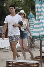 LINDSAY LOHAN at a Beach in Mykonos 06/30/2017