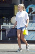 LINDSEY VONN Out Sshopping with Her Dog in Beverly Hills 07/09/2017