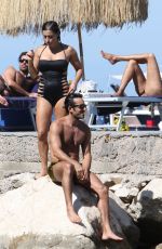 LOLA PONCE on the Beach in Ischia 07/10/2017