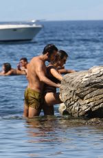 LOLA PONCE on the Beach in Ischia 07/10/2017