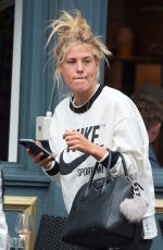 LOTTIE MOSS< EMILY BLACKWELL and FRANKIE GAFF at Goat Restaurant in Chelsea 07/18/2017
