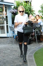 LOTTIE MOSS Out and About in London 06/30/2017