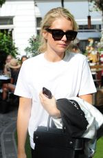 LOTTIE MOSS Out and About in London 06/30/2017