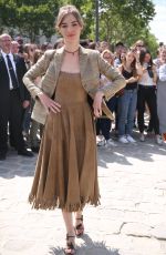 LOUISE BOURGOIN at Christian Dior Show at Haute Couture Fashion Week in Paris 07/03/2017