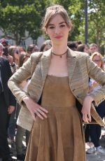 LOUISE BOURGOIN at Christian Dior Show at Haute Couture Fashion Week in Paris 07/03/2017