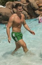 LOUISE THOMPSON in Bikini at Walt Disney World in Florida 07/17/2017