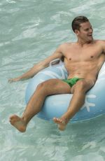 LOUISE THOMPSON in Bikini at Walt Disney World in Florida 07/17/2017