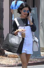 LUCY HALE at a Gas Station in Studio City 07/25/2017