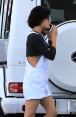 LUCY HALE at a Gas Station in Studio City 07/25/2017