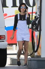 LUCY HALE at a Gas Station in Studio City 07/25/2017