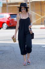 LUCY HALE at Alfred Coffee in Studio City 07/20/2017