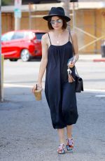 LUCY HALE at Alfred Coffee in Studio City 07/20/2017