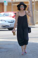 LUCY HALE at Alfred Coffee in Studio City 07/20/2017