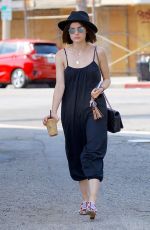 LUCY HALE at Alfred Coffee in Studio City 07/20/2017