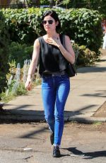 LUCY HALE in Jeans Out in Beverly Hills 07/12/2017