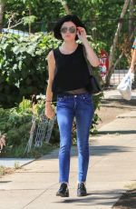 LUCY HALE in Jeans Out in Beverly Hills 07/12/2017