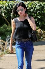 LUCY HALE in Jeans Out in Beverly Hills 07/12/2017