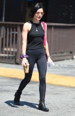 LUCY HALE in Tights Out for Coffee in Los Angeles 07/28/2017