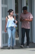 LUCY HALE Leaves Starbucks in Studio City 07/24/2017