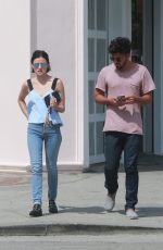 LUCY HALE Leaves Starbucks in Studio City 07/24/2017
