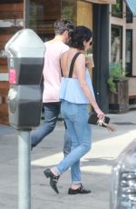 LUCY HALE Leaves Starbucks in Studio City 07/24/2017