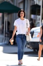 LUCY HALE Out for Coffee in Los Angeles 07/26/2017