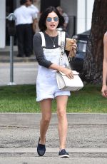LUCY HALE Out for Lunch at Joan
