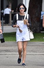 LUCY HALE Out for Lunch at Joan