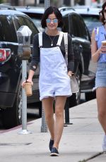 LUCY HALE Out for Lunch at Joan