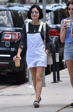 LUCY HALE Out for Lunch at Joan