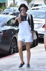 LUCY HALE Out for Lunch at Joan