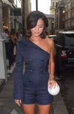 LUCY MECKLENBURGH Arrives One Love Exhibition in London 07/06/2017