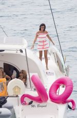 LUCY MECKLENBURGH at a Yacht in Ibiza 07/20/2017