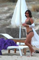 LUCY MECKLENBURGH in Bikini on the Beach in Ibiza 07/21/2017